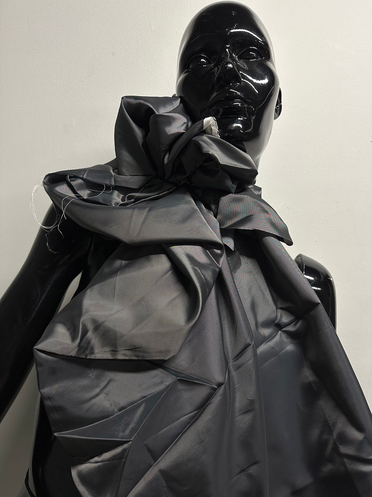 Designer Cupro Gunmetal Lining - L'Etoffe Fabrics LLC