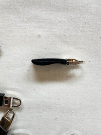 Designer Deadstock Zipper Pulls - Black - L'Etoffe Fabrics LLC