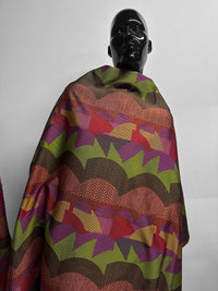 Designer Faille Sateen Woven Design - Bright - L'Etoffe Fabrics LLC