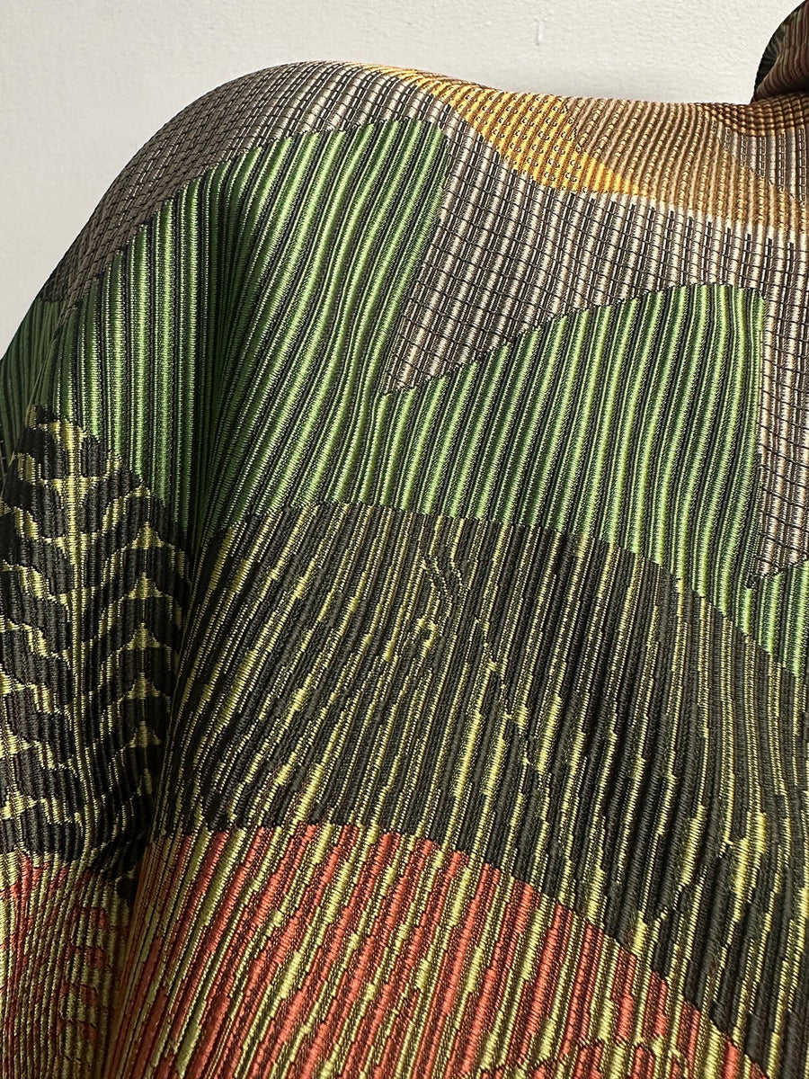 Designer Faille Sateen Woven Design - Earth - L'Etoffe Fabrics LLC