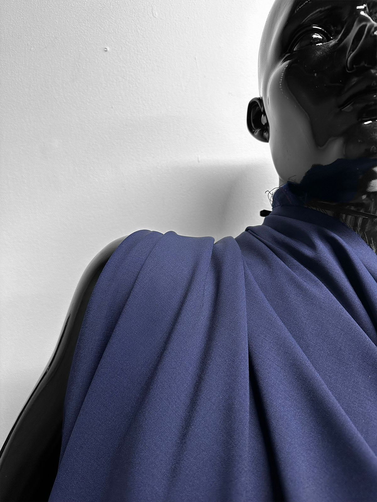Divine Marine Blue Soft Tropical Wool - L'Etoffe Fabrics LLC