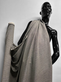 Dormeuil Salt and Pepper Mohair Summer Suiting - L'Etoffe Fabrics LLC