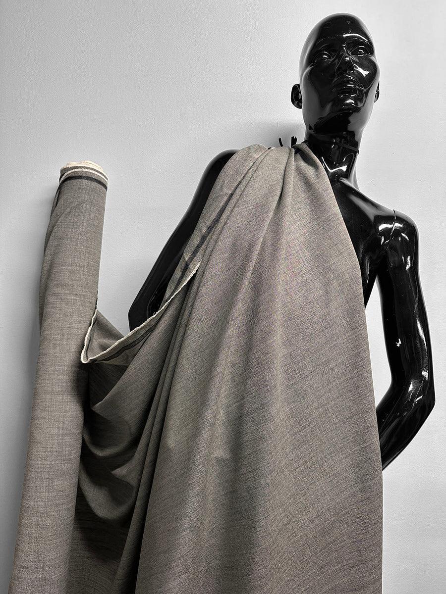 Dormeuil Salt and Pepper Mohair Summer Suiting - L'Etoffe Fabrics LLC