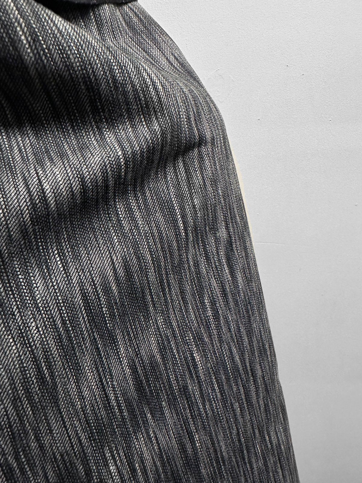 Double Weave Melange Denim Grey - L'Etoffe Fabrics LLC