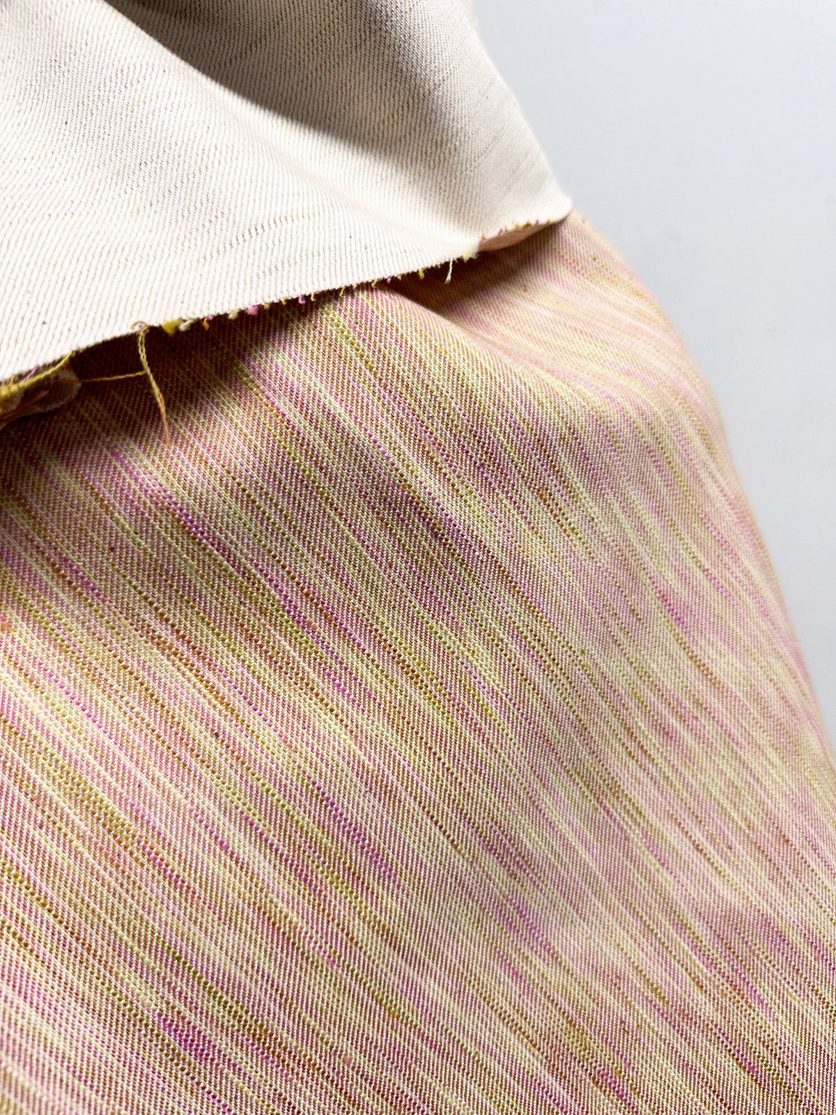 Double Weave Melange Denim Pink - L'Etoffe Fabrics LLC