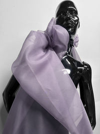 Dusty Lilac Silk Organza - L'Etoffe Fabrics LLC