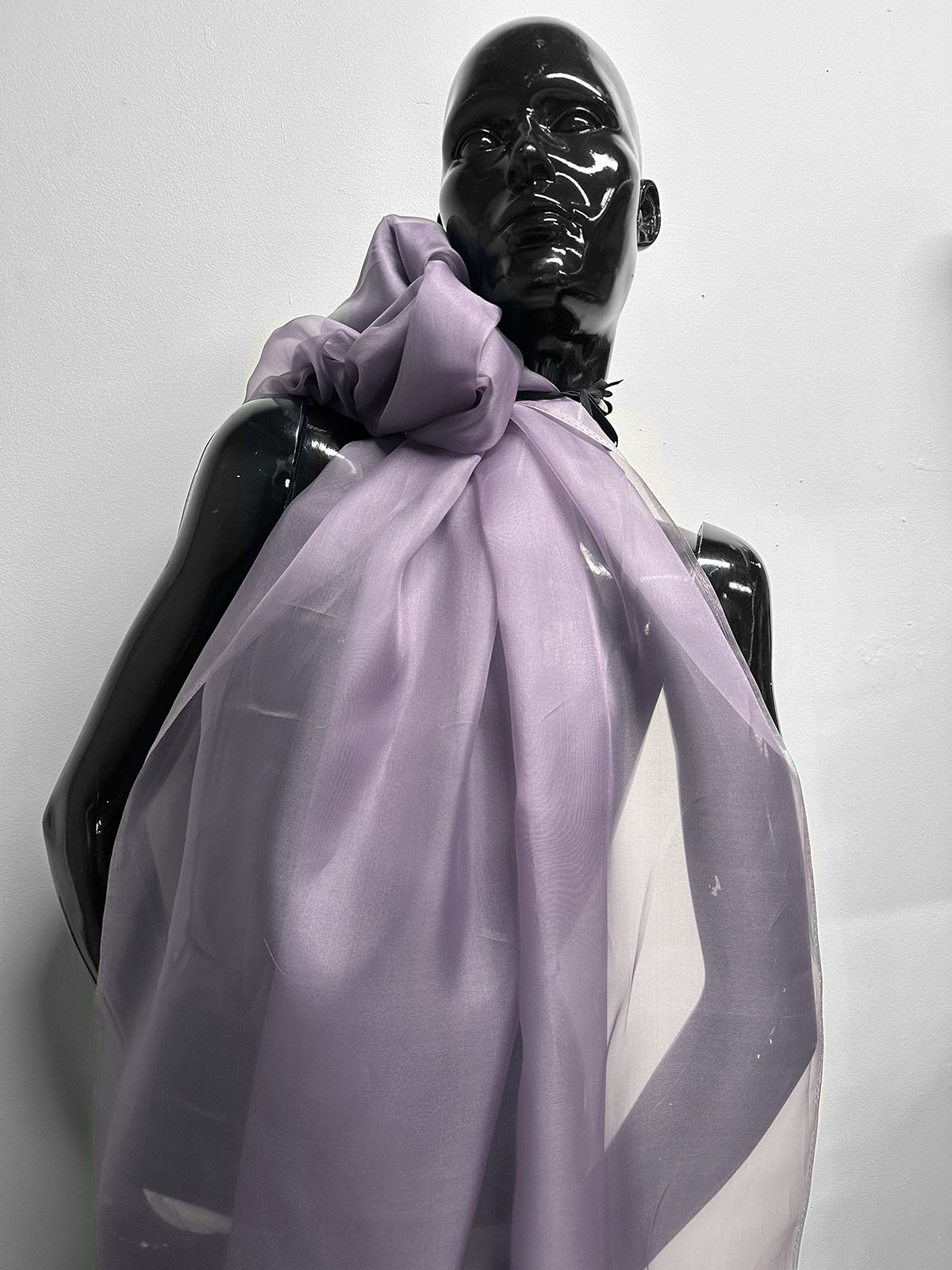Dusty Lilac Silk Organza - L'Etoffe Fabrics LLC