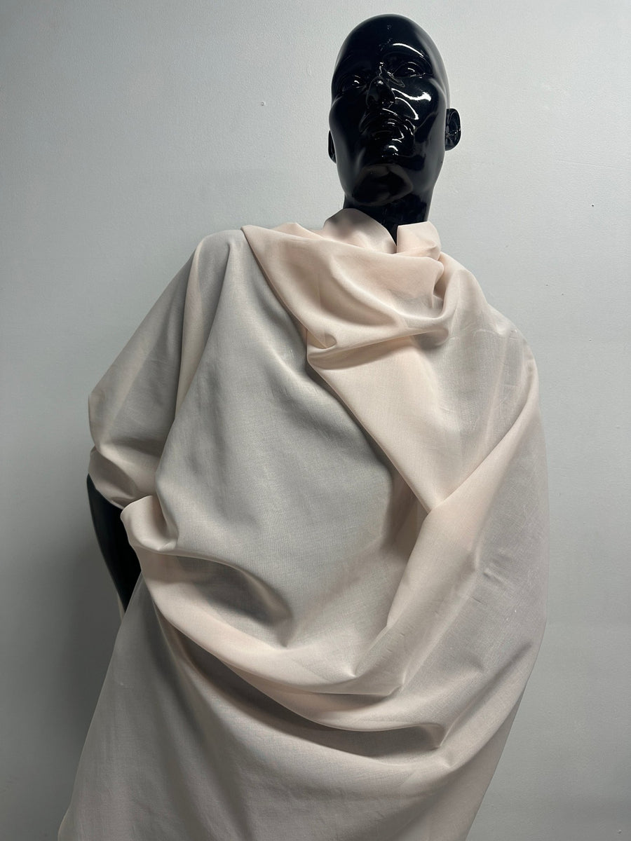 Exceptional Powder Pink Cotton Voile Almost Gauze - L'Etoffe Fabrics LLC