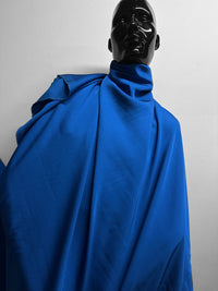 Extra Drape Rayon Sateen Cerulean Blue - L'Etoffe Fabrics LLC