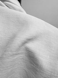 Extra Italian Top Bright White Linen Extra Wide - L'Etoffe Fabrics LLC