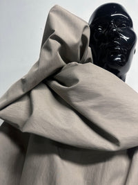 Extra Nice in Person Crinkled Light Chino Twill Polished - Grey - L'Etoffe Fabrics LLC