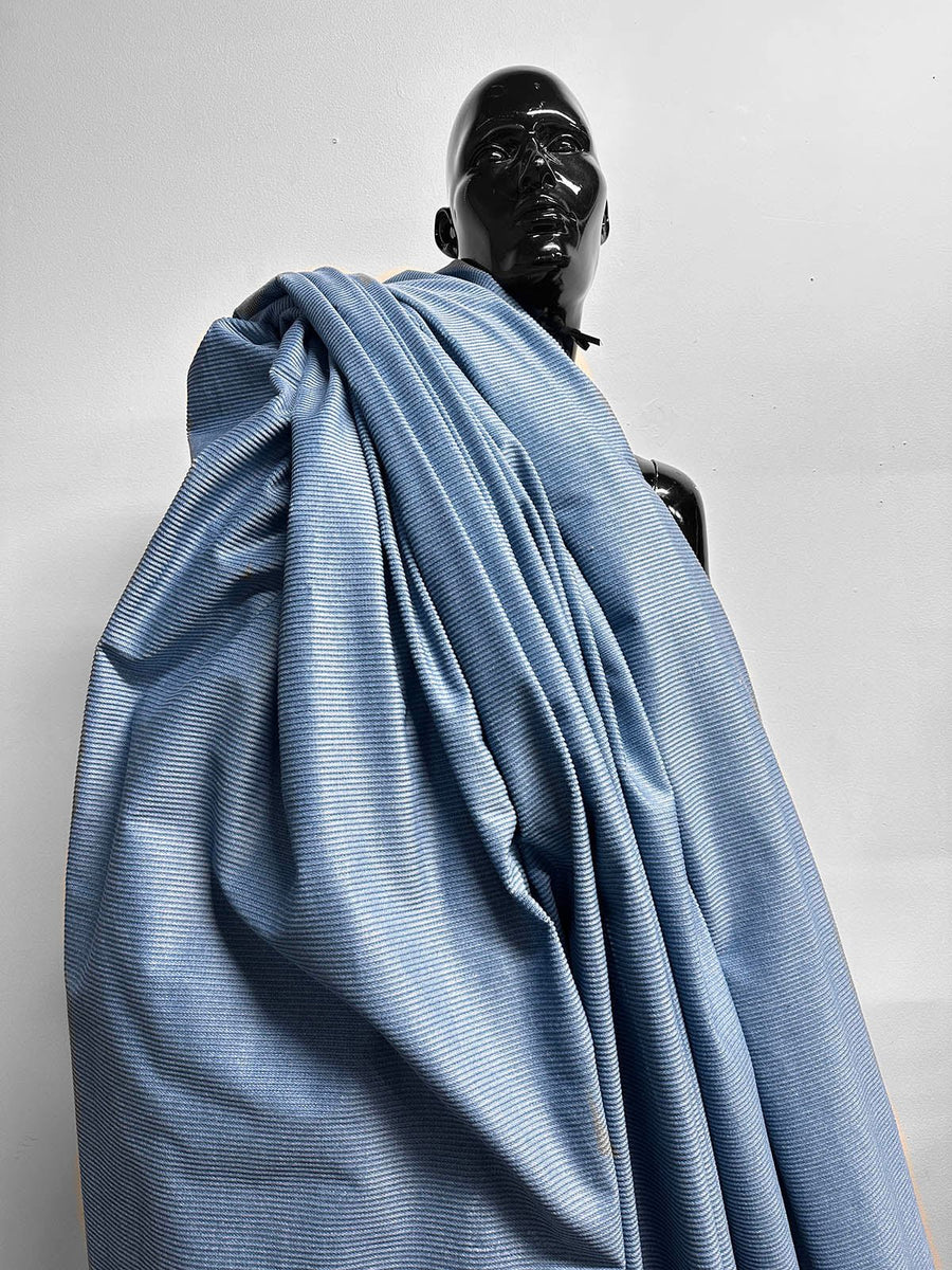 Faded Denim "Look" Wide Wale Corduroy - L'Etoffe Fabrics LLC