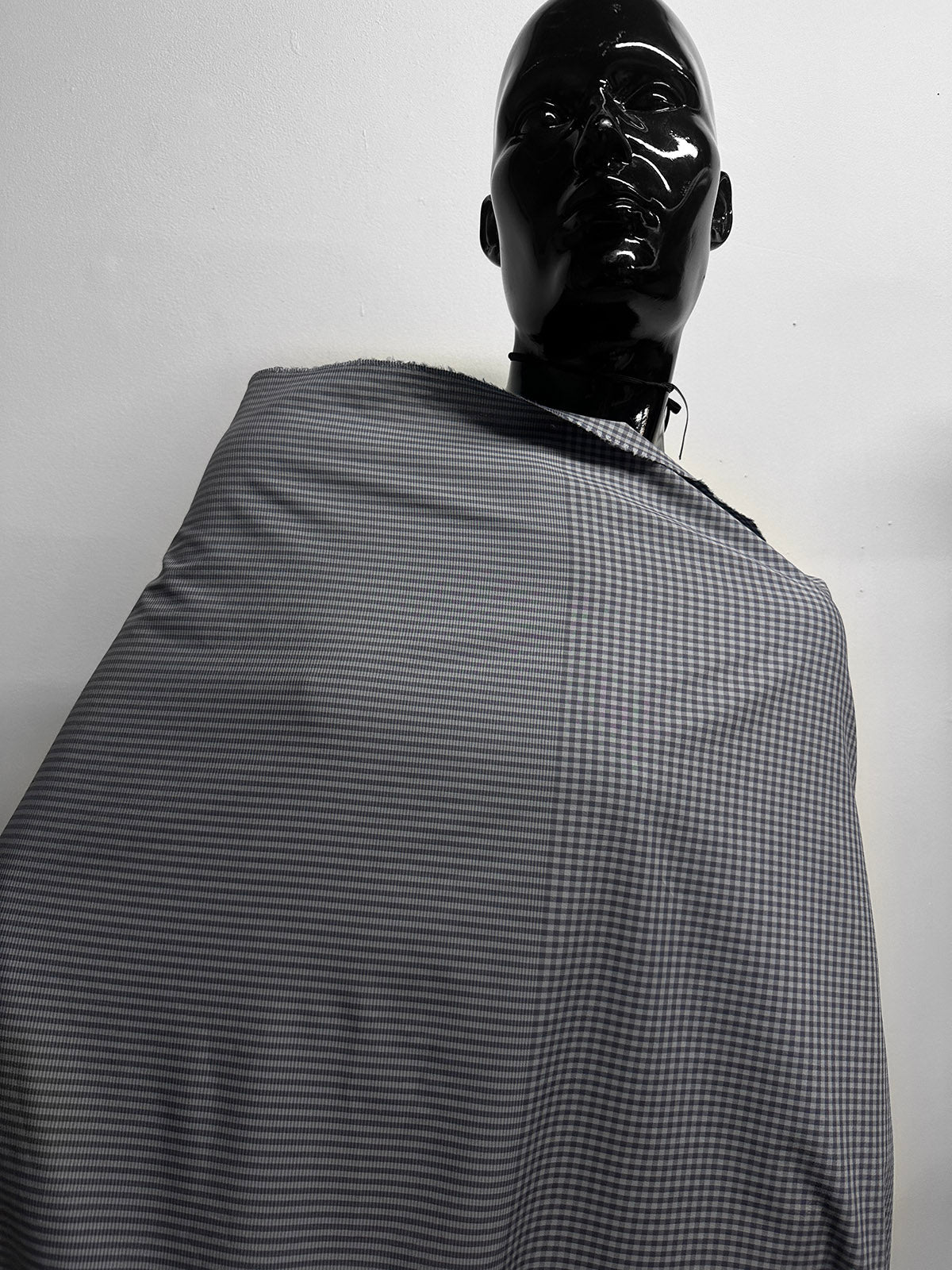 Fading Gingham Cotton Panel - L'Etoffe Fabrics LLC
