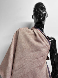 Fine Italian Linen Glenplaid Suiting - L'Etoffe Fabrics LLC
