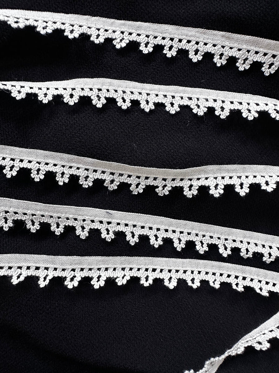 French Cotton Dainty Trim - L'Etoffe Fabrics LLC