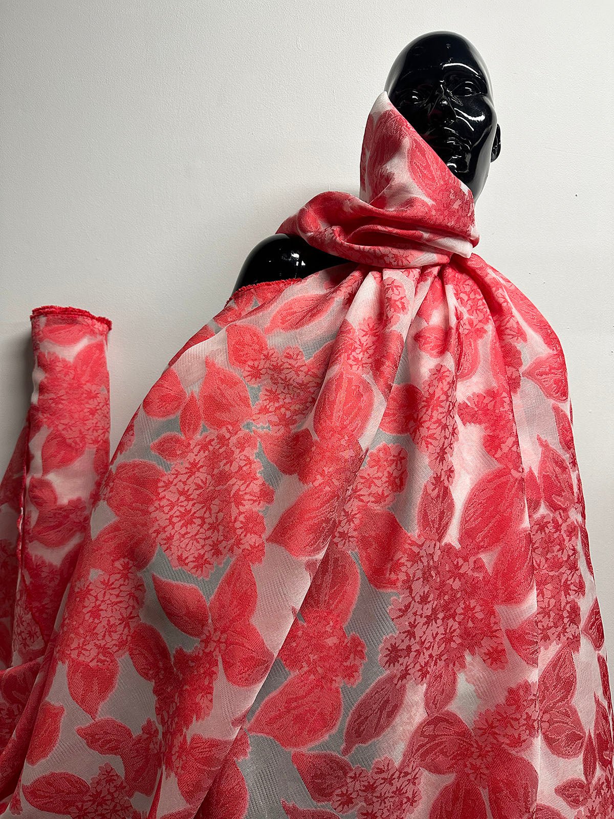 Garden Party Hydrangea Silk Organza Jacquard - L'Etoffe Fabrics LLC