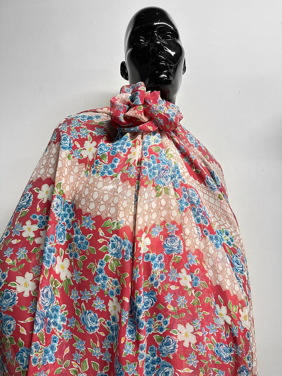 Garden Party Tiered Floral Georgette - L'Etoffe Fabrics LLC