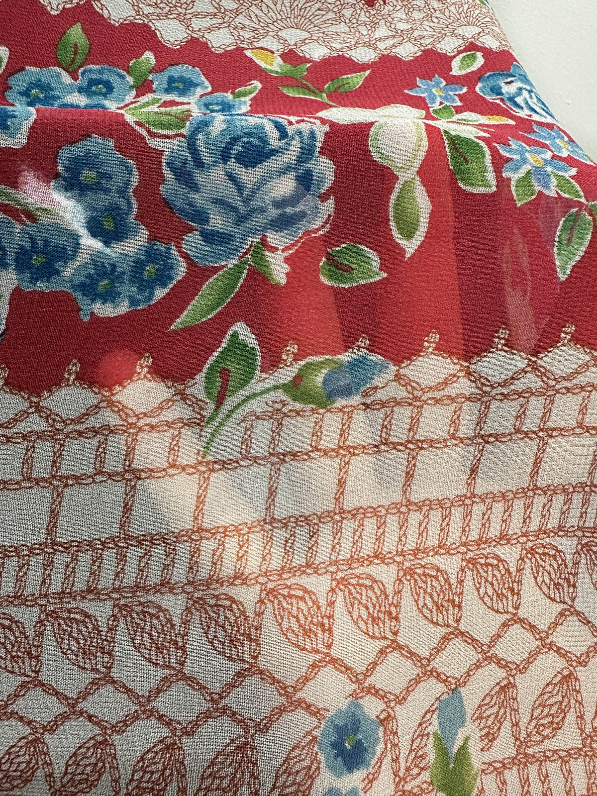 Garden Party Tiered Floral Georgette - L'Etoffe Fabrics LLC