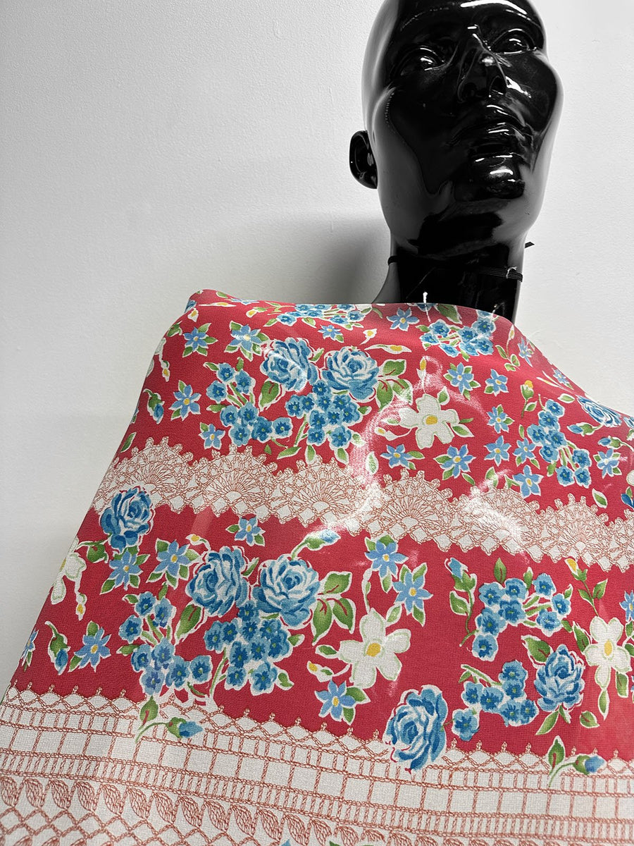 Garden Party Tiered Floral Georgette - L'Etoffe Fabrics LLC