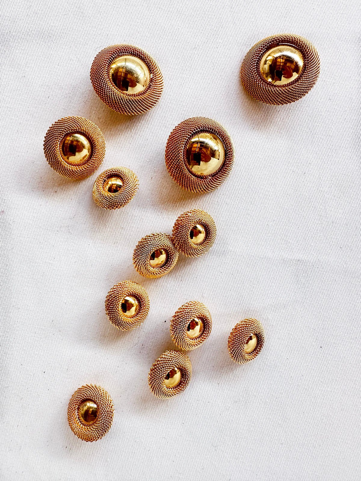 Gold Bundle Designer Buttons - L'Etoffe Fabrics LLC