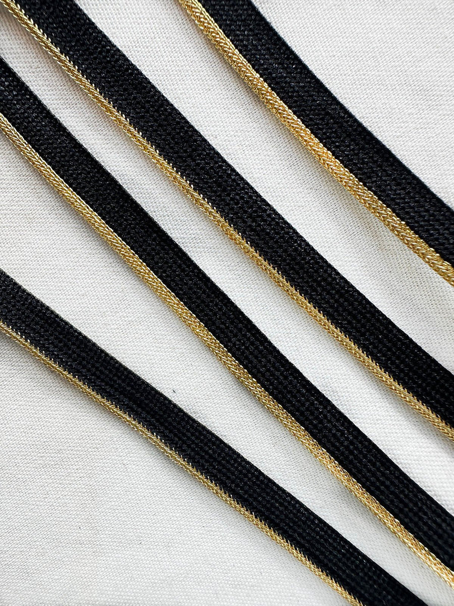 Gold Metallic Piping - L'Etoffe Fabrics LLC