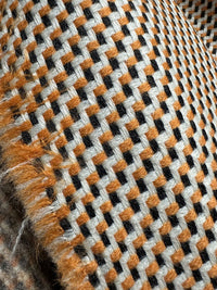 Graphic Double Faced Wool Felted Coating - L'Etoffe Fabrics LLC