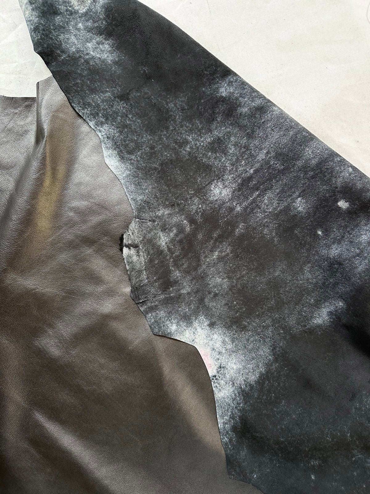 Gunmetal Lambskins - L'Etoffe Fabrics LLC