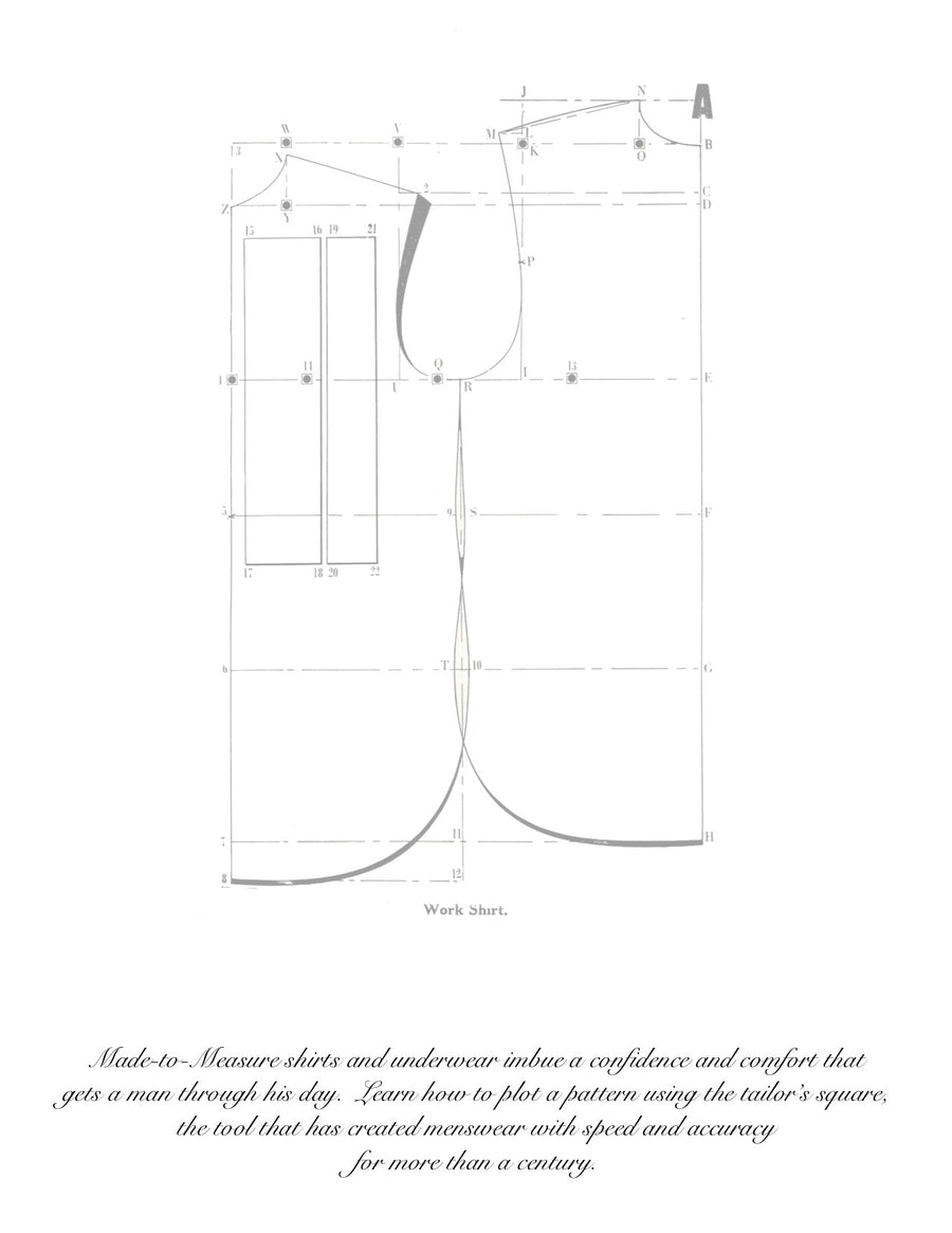 Harry Simons Drafting Men's Shirts and Undergarments E Book - L'Etoffe Fabrics LLC