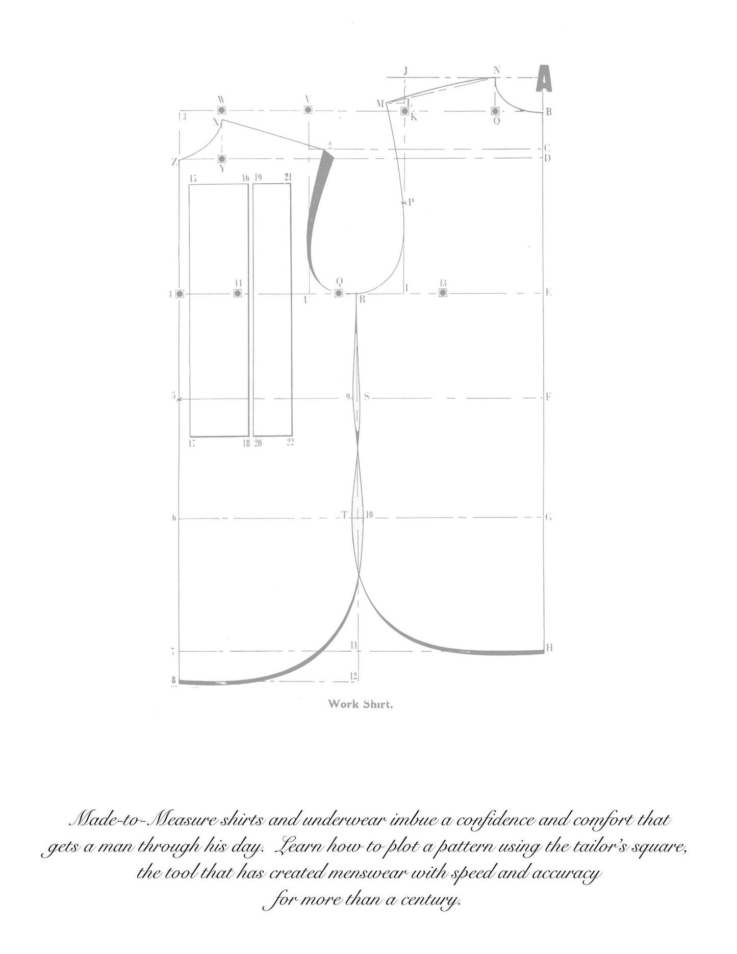 Harry Simons Drafting Mens Shirts and Undergarments Print Edition Limited - L'Etoffe Fabrics LLC