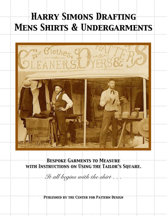 Harry Simons Drafting Mens Shirts and Undergarments Print Edition Limited - L'Etoffe Fabrics LLC