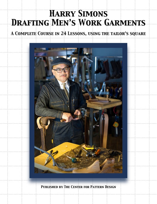 Harry Simon's Drafting Men's Work Garments Pattern Making E Book - L'Etoffe Fabrics LLC