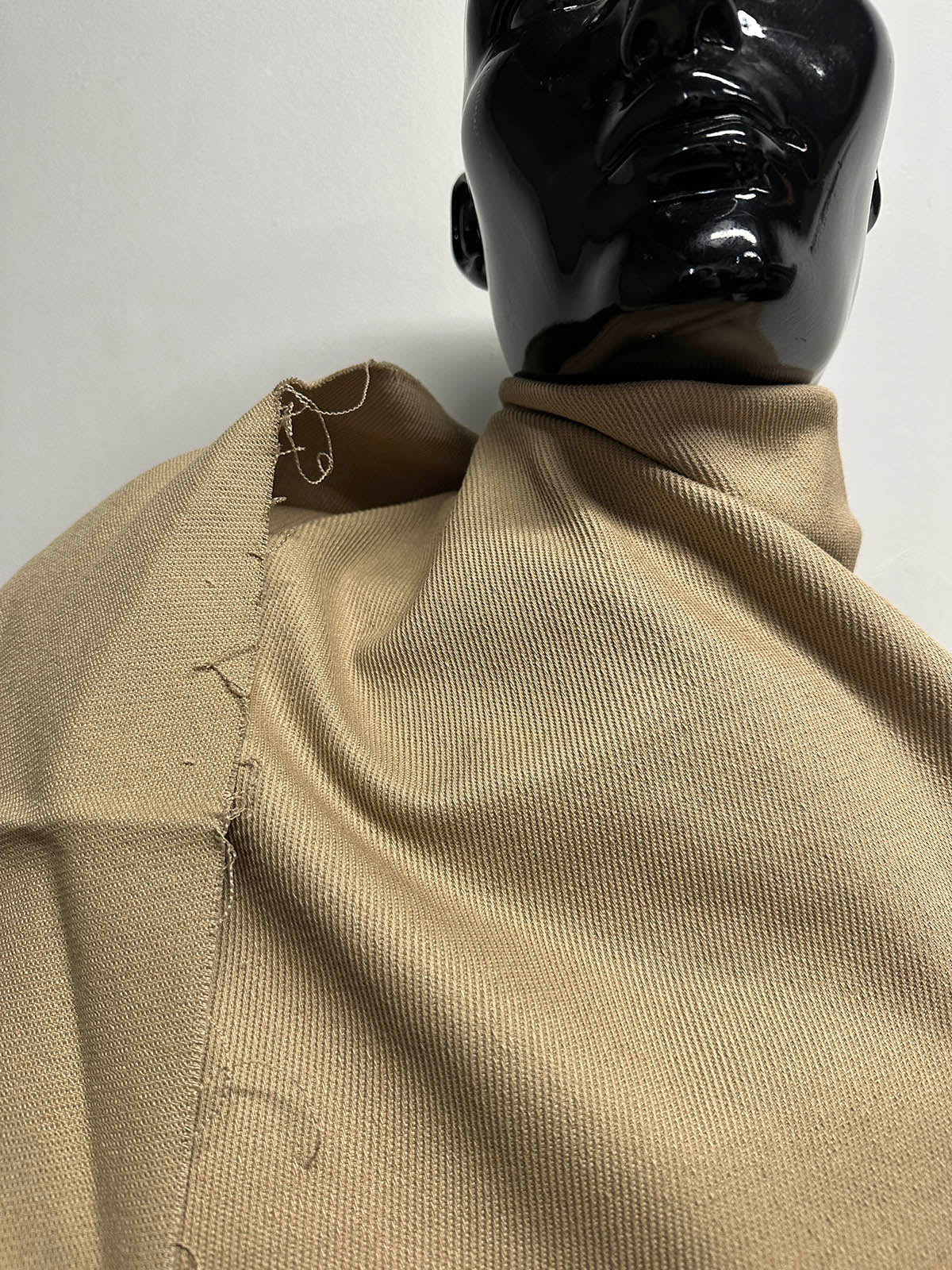 Heavy Cotton Camel Interesting Twill Weave Car Coat Weight - L'Etoffe Fabrics LLC