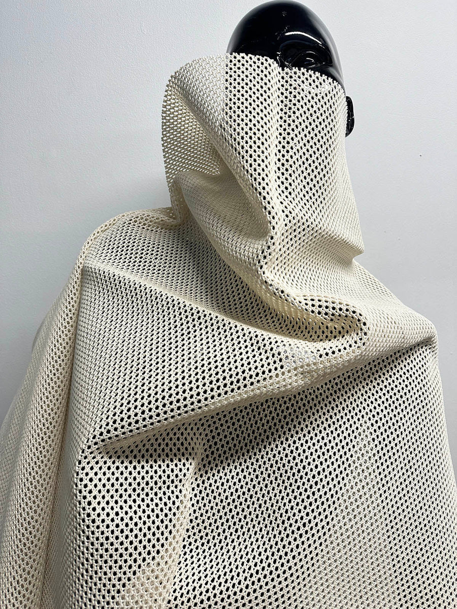 Heavy Recycled Cotton Mesh - L'Etoffe Fabrics LLC
