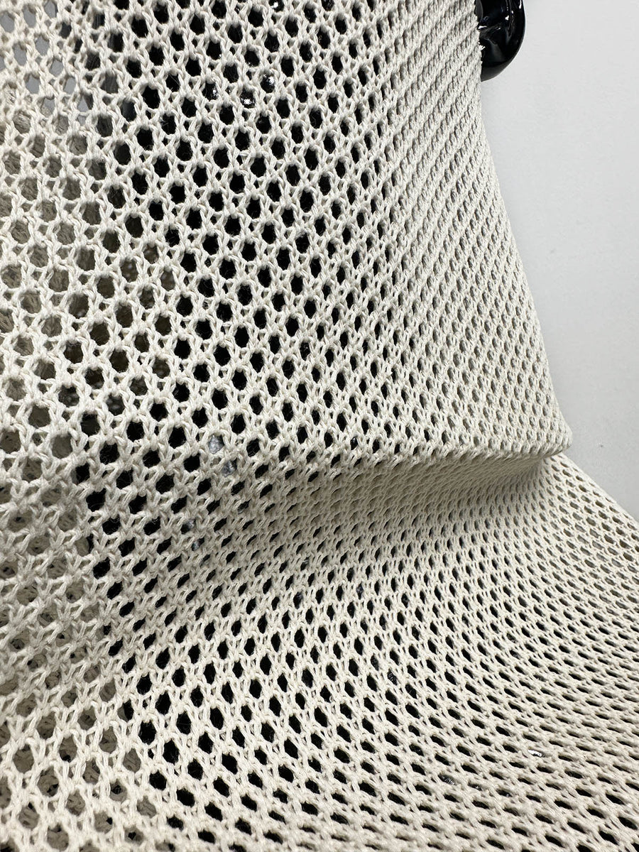 Heavy Recycled Cotton Mesh - L'Etoffe Fabrics LLC