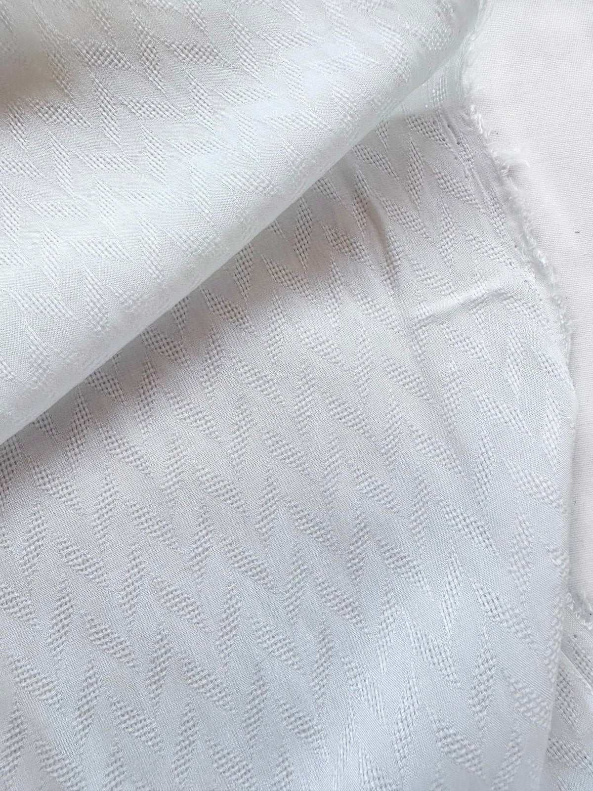 Herringbone Rayon Challis - L'Etoffe Fabrics LLC