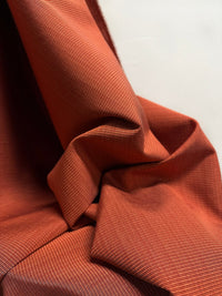 Home Spanish Persimmon Ribbed Fabric - L'Etoffe Fabrics LLC