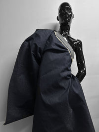 Indigo Cross Hatch Denim Closeout 10oz - L'Etoffe Fabrics LLC