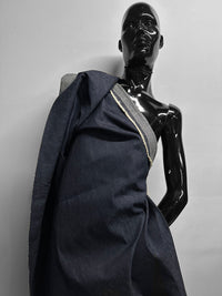 Indigo Cross Hatch Denim Closeout 10oz - L'Etoffe Fabrics LLC