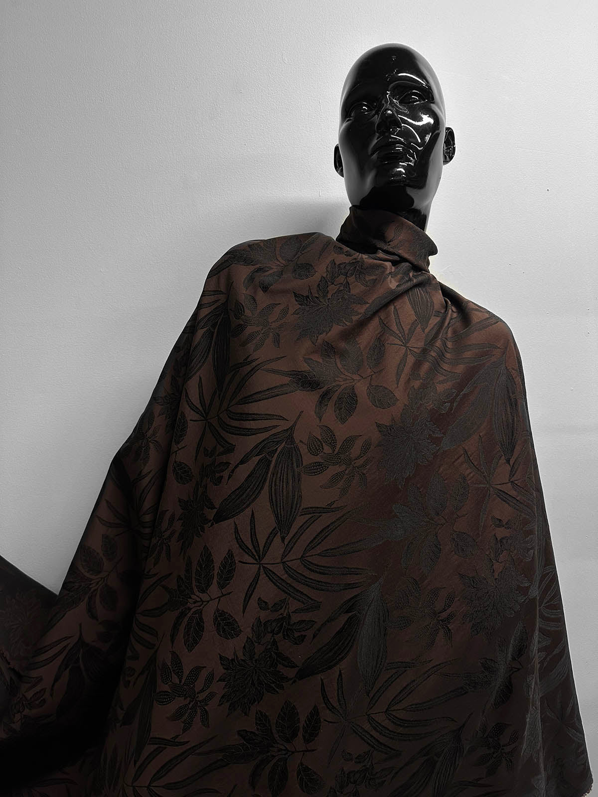 Italian BC Botanica Silk Cotton Jacquard Floral - L'Etoffe Fabrics LLC