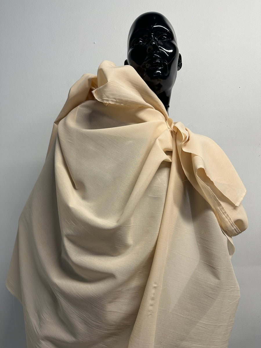 Italian Beige Extra Special Voile - L'Etoffe Fabrics LLC