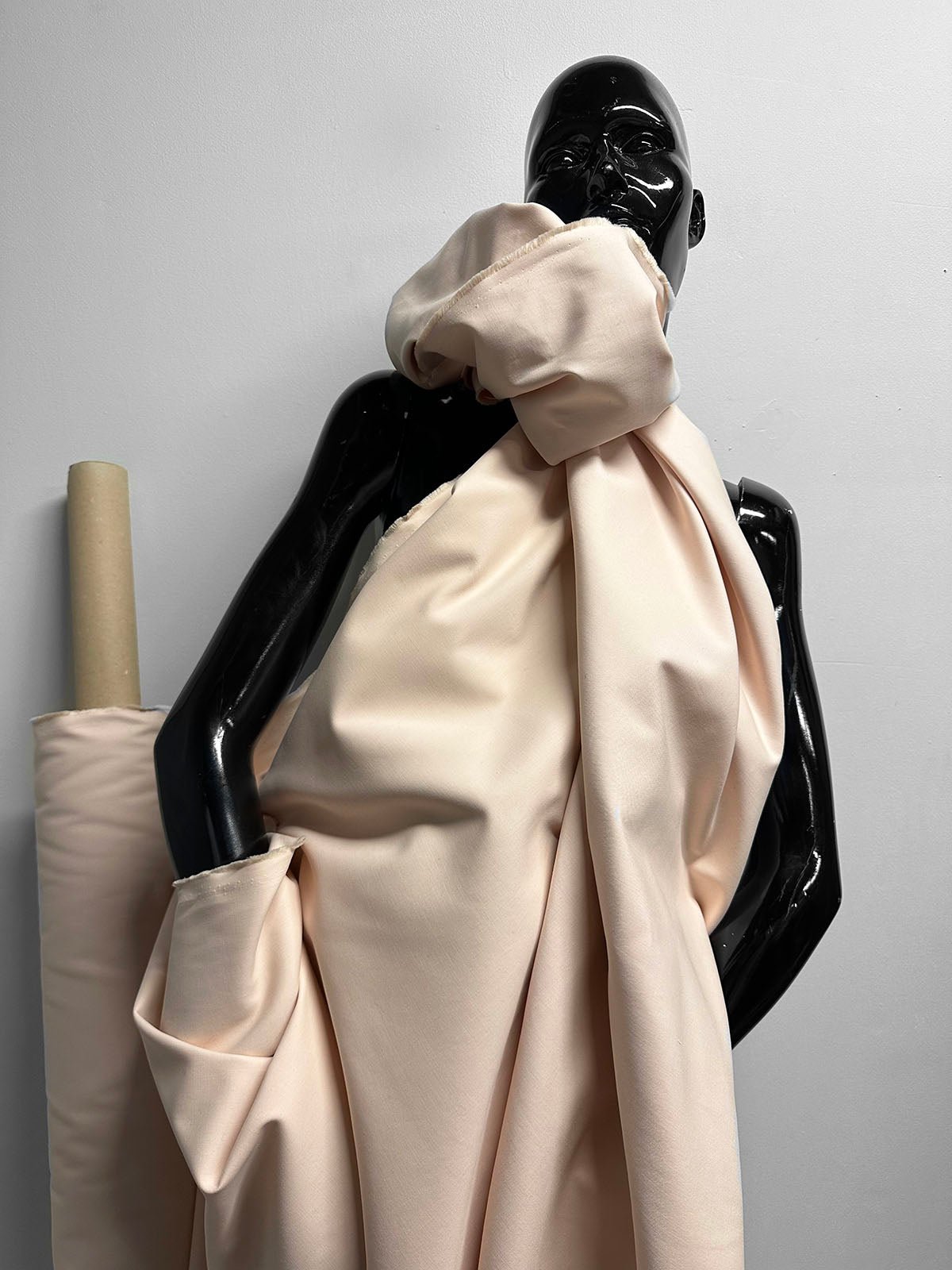 Italian Brushed Cotton Heavy Suiting in Petal - L'Etoffe Fabrics LLC