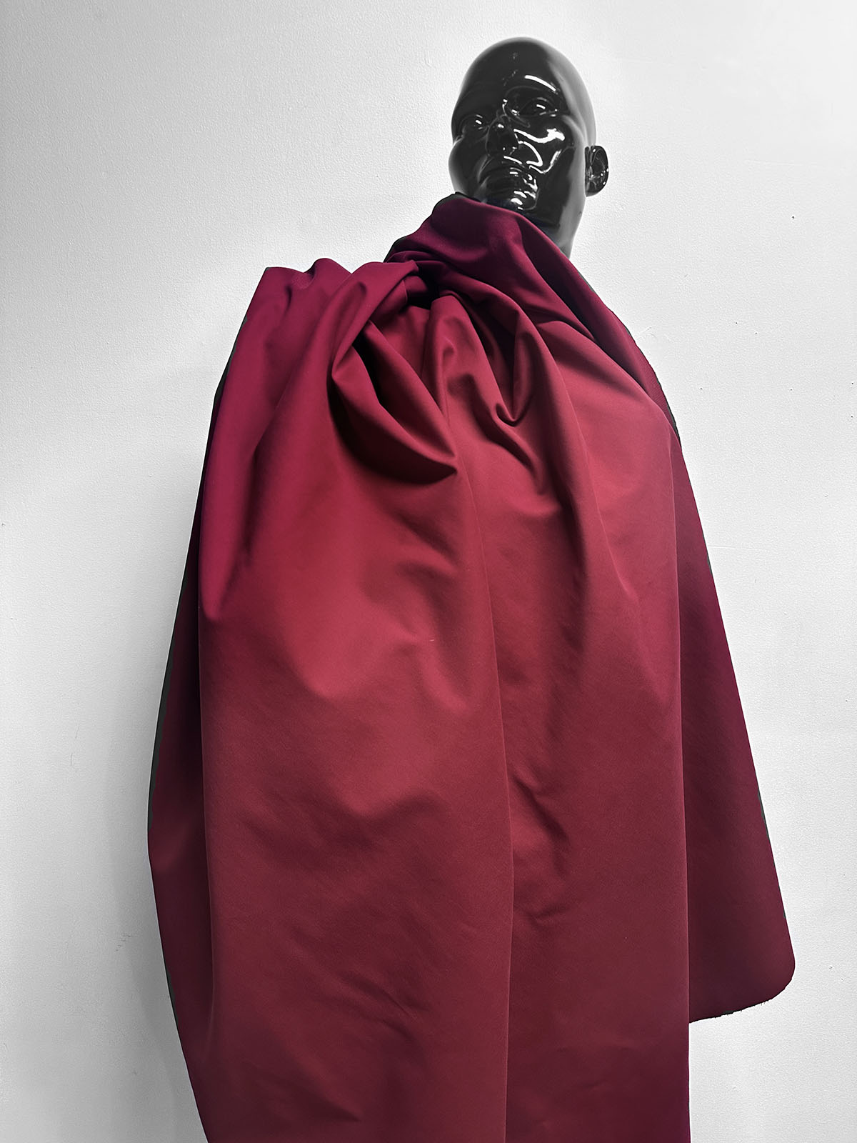 Italian Brushed Oxblood Designer Twill Cotton - L'Etoffe Fabrics LLC