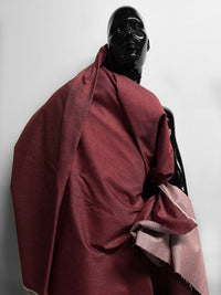 Italian Burgundy Lightweight Denim - L'Etoffe Fabrics LLC