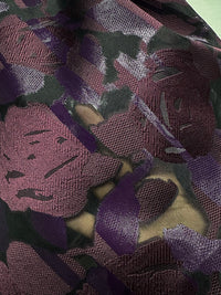 Italian Cabernet Avant Garde Silk Jaquard - L'Etoffe Fabrics LLC