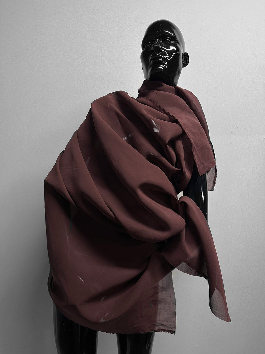 Italian Cabernet Cotton Organdy - L'Etoffe Fabrics LLC