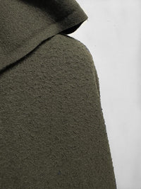 Italian Casentino Wool in Olive - L'Etoffe Fabrics LLC