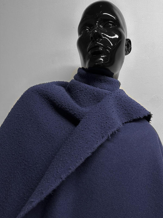Italian Casentino Wool in Woad - L'Etoffe Fabrics LLC