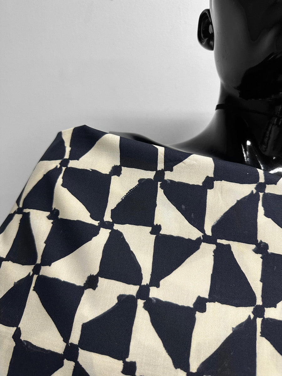 Italian Check Print Cotton - L'Etoffe Fabrics LLC