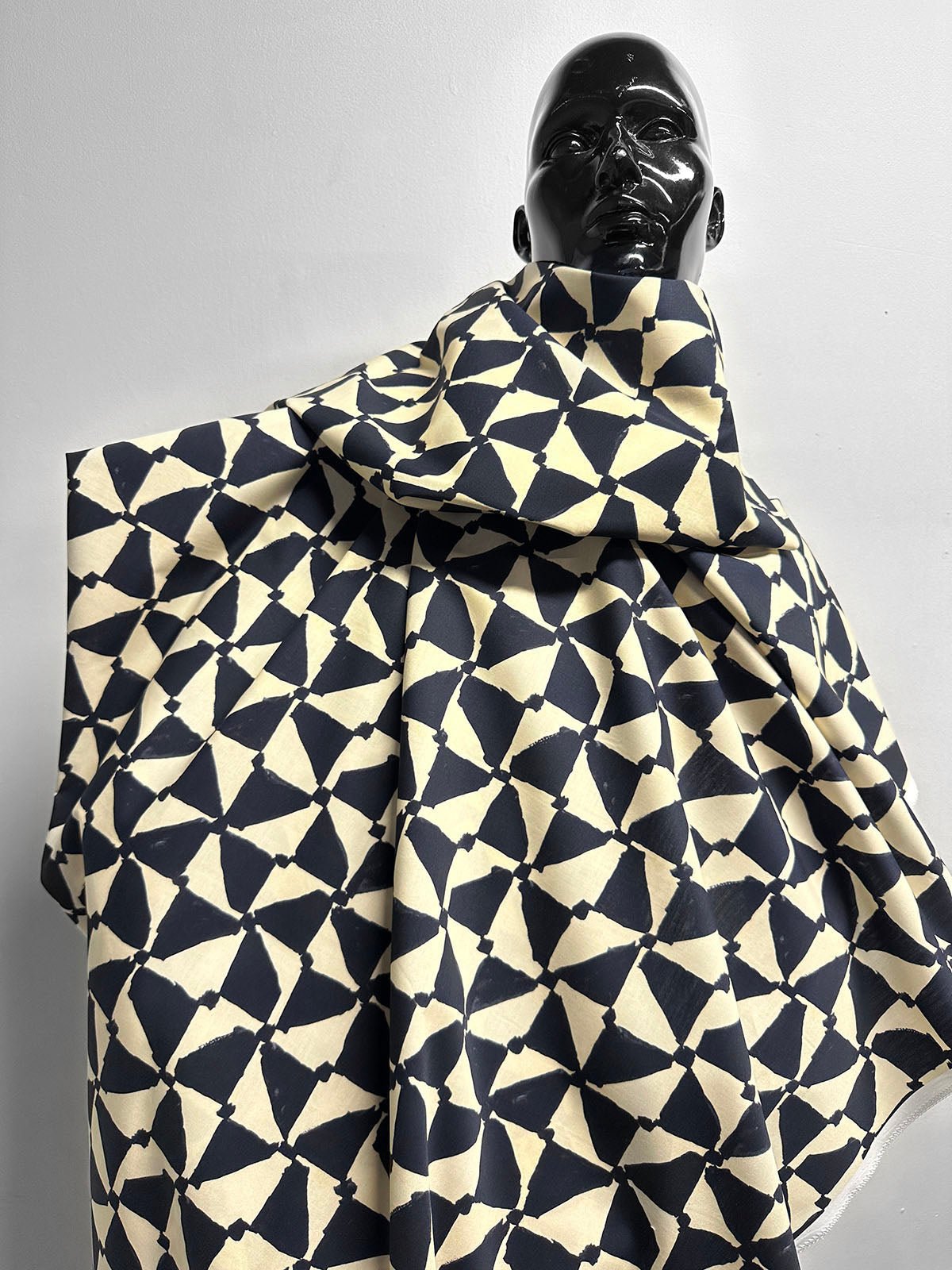 Italian Check Print Cotton - L'Etoffe Fabrics LLC