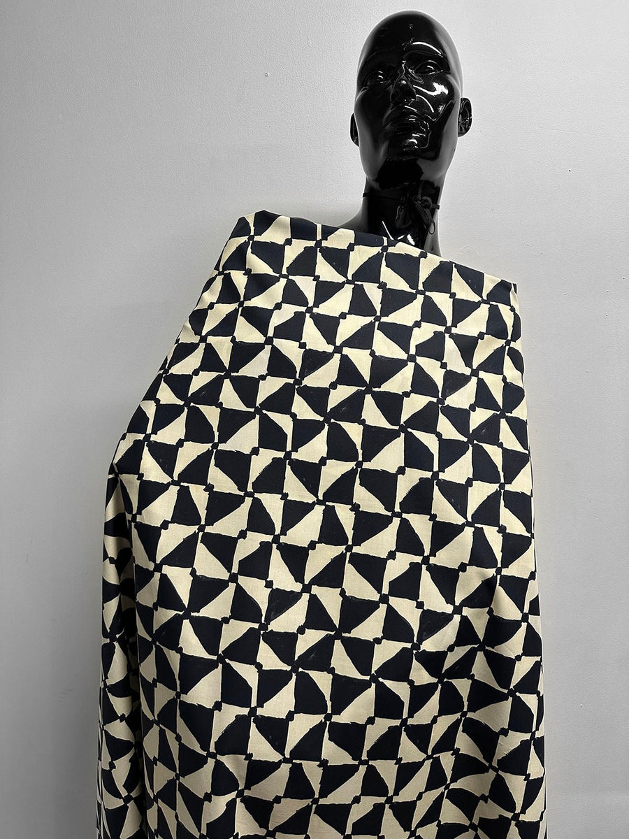 Italian Check Print Cotton - L'Etoffe Fabrics LLC